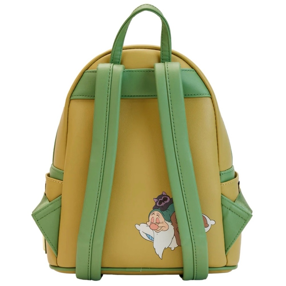 LOUNGEFLY Disney Snow White and the Seven Dwarfs Sleepy Lenticular Mini Backpack - Picture 3 of 4
